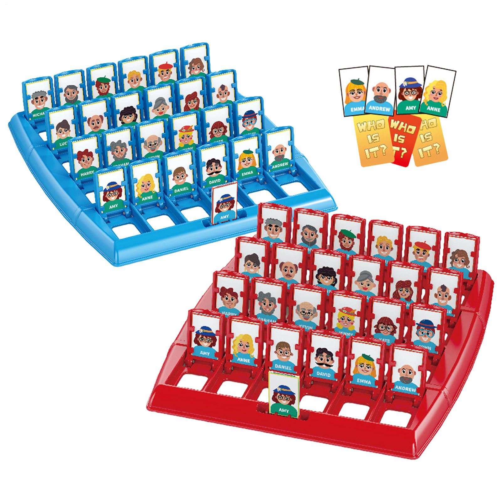 Board Game Who Is It - Развивающая игрушка для двух игроков, интерактивная