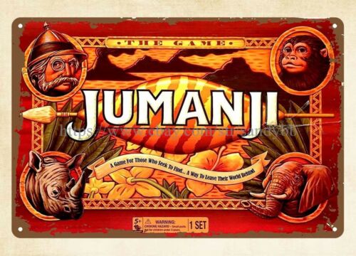 Board Game Jumanji - Металлическая табличка-плакат по мотивам игры «Джуманджи»