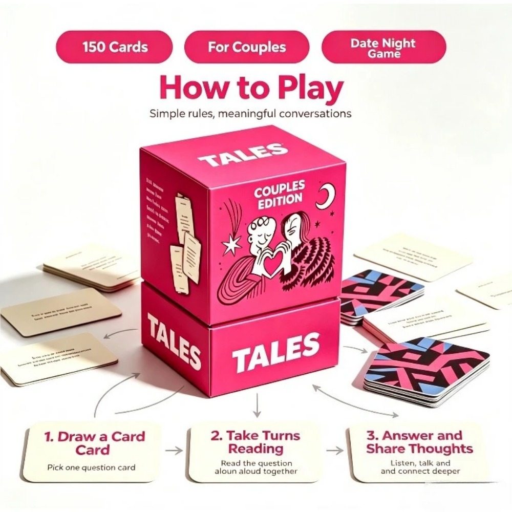 TALES Couples Edition 150 карт – обзор и цена Board Game Quiz