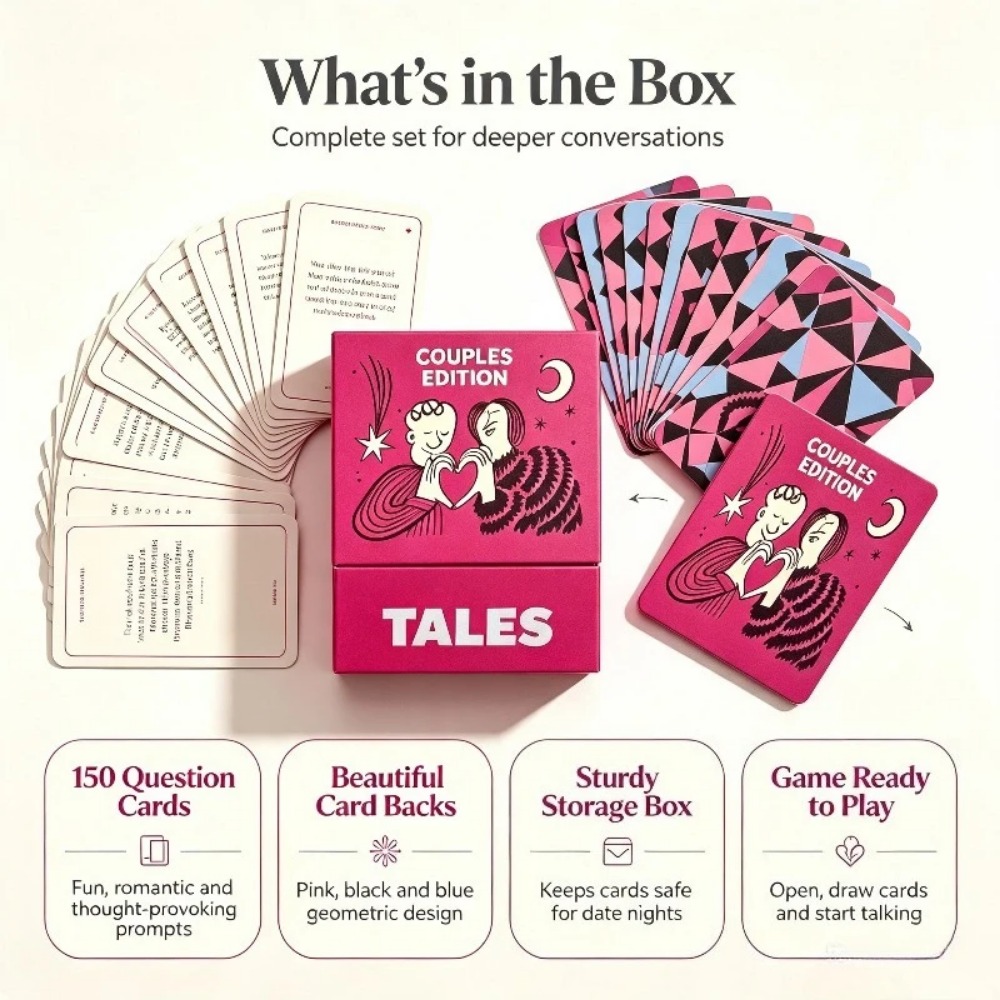 TALES Couples Edition 150 карт – обзор и цена Board Game Quiz