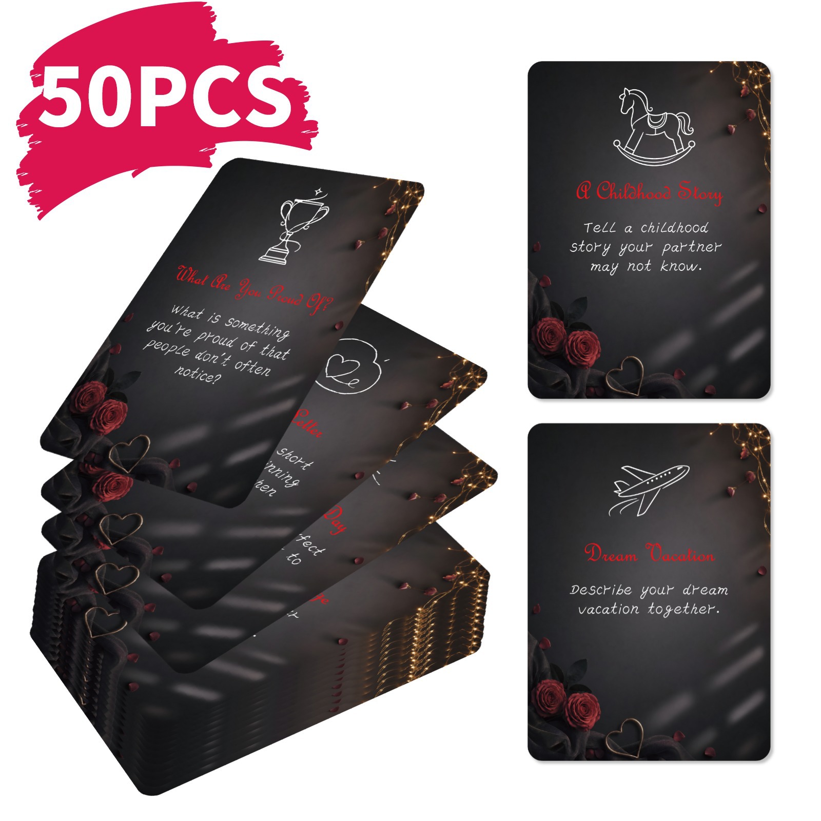 50 карточек для романтических  – обзор и цена Board Game Quiz