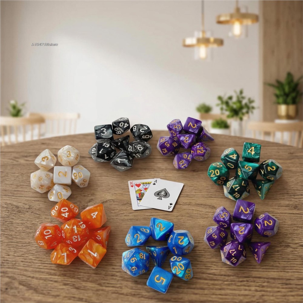 Набор из 7 штук: Набор кубиков – обзор и цена Board Game Verdant